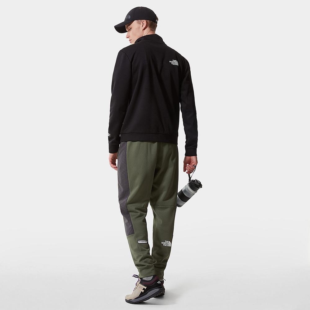 Mikiny The North Face Mountain Athletics Quarter-Zip Fleece Panske Čierne | SQK-293075