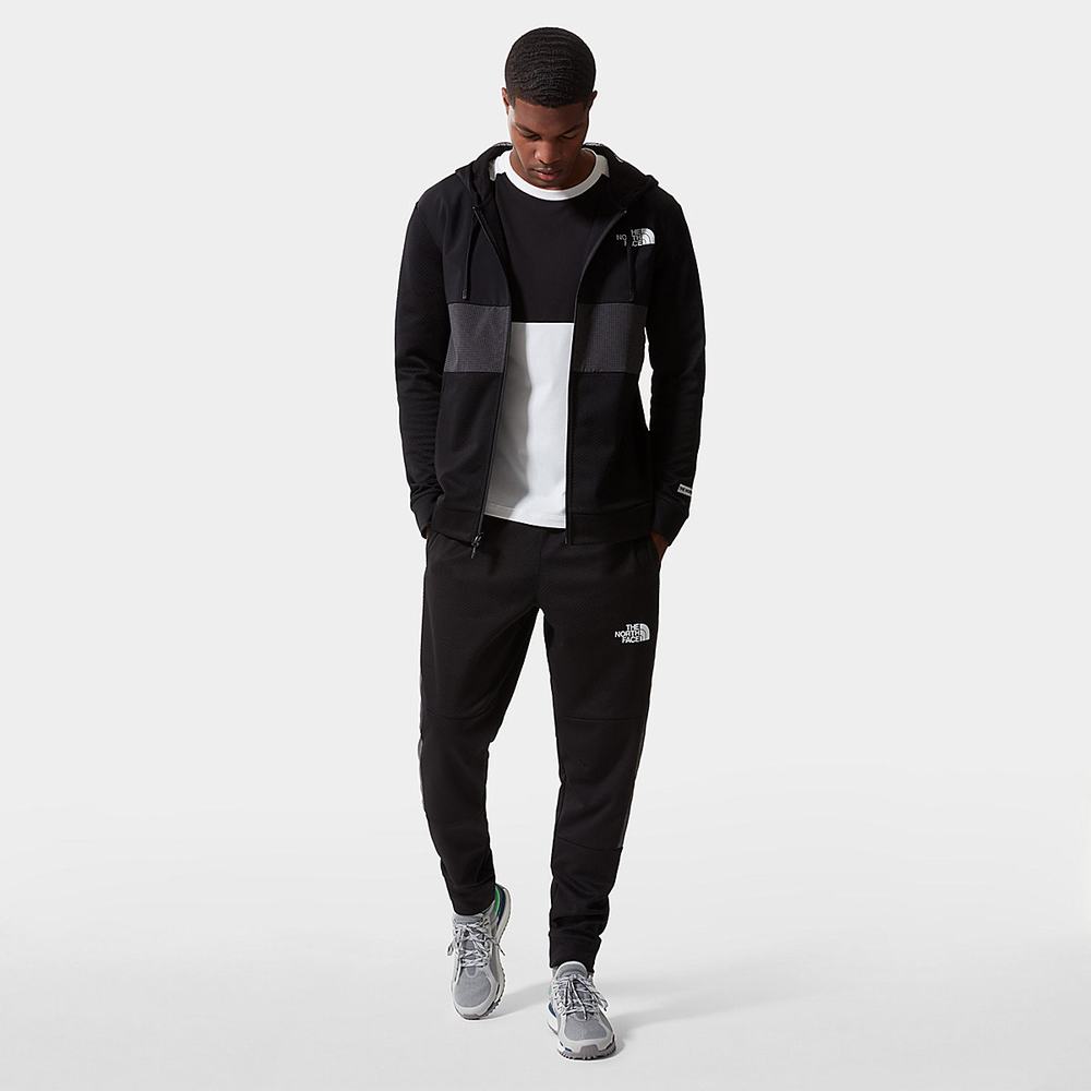 Mikiny The North Face Mountain Athletics Overlay Fleece Panske Čierne | STQ-860391