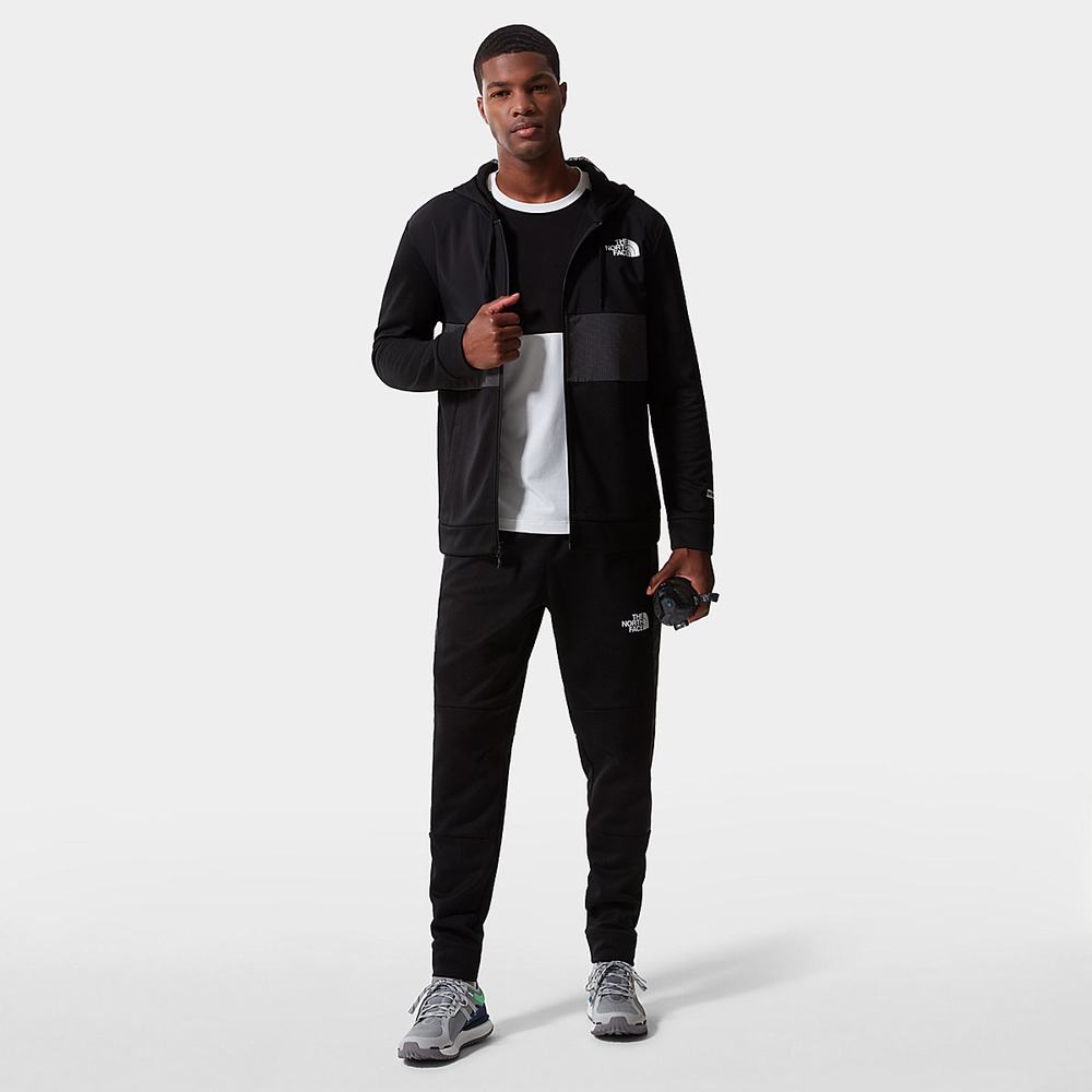 Mikiny The North Face Mountain Athletics Overlay Fleece Panske Čierne | STQ-860391