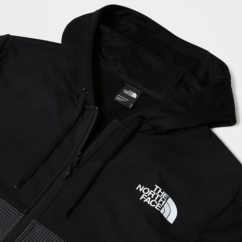 Mikiny The North Face Mountain Athletics Overlay Fleece Panske Čierne | STQ-860391