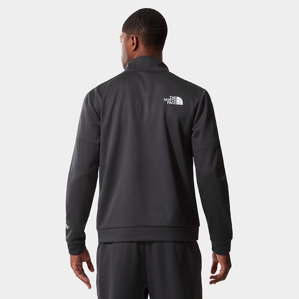 Mikiny The North Face Mountain Athletics Quarter-Zip Fleece Panske Siva | VRT-157824