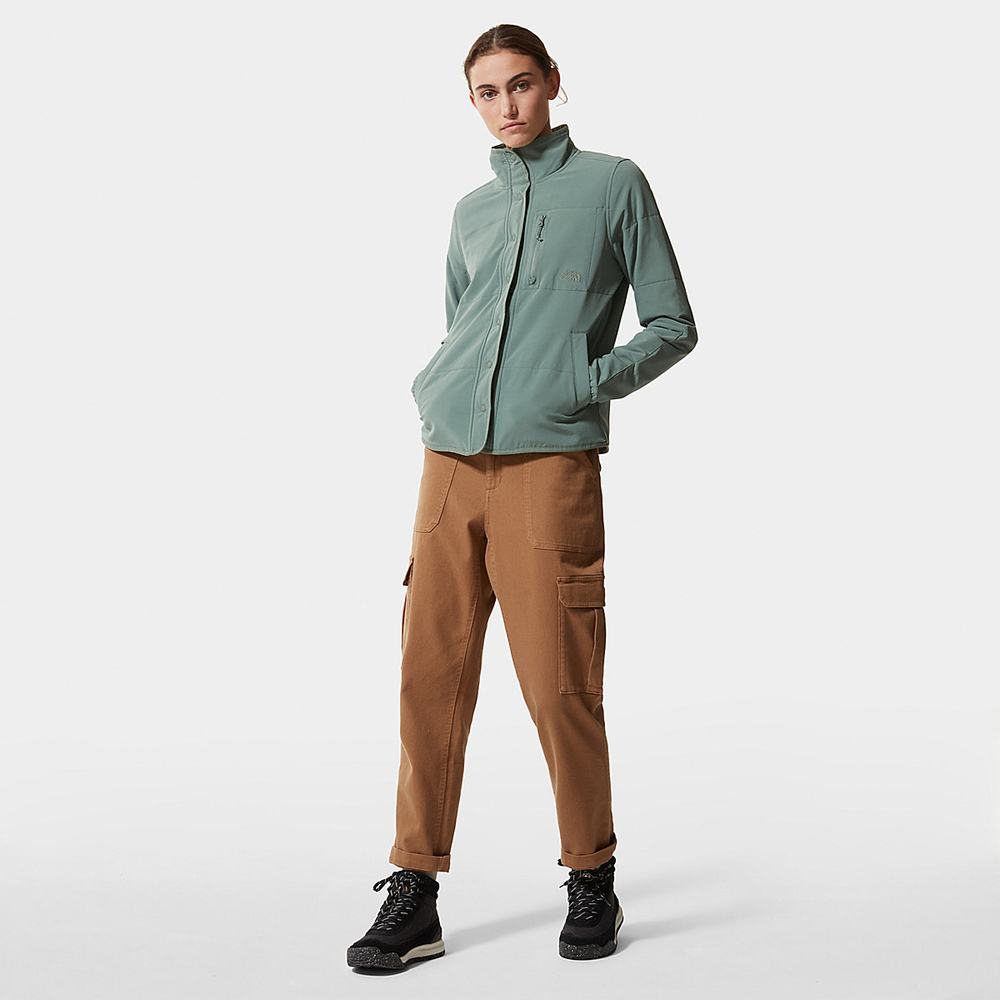 Mikiny The North Face Mountain Damske Zelene | RDJ-137098
