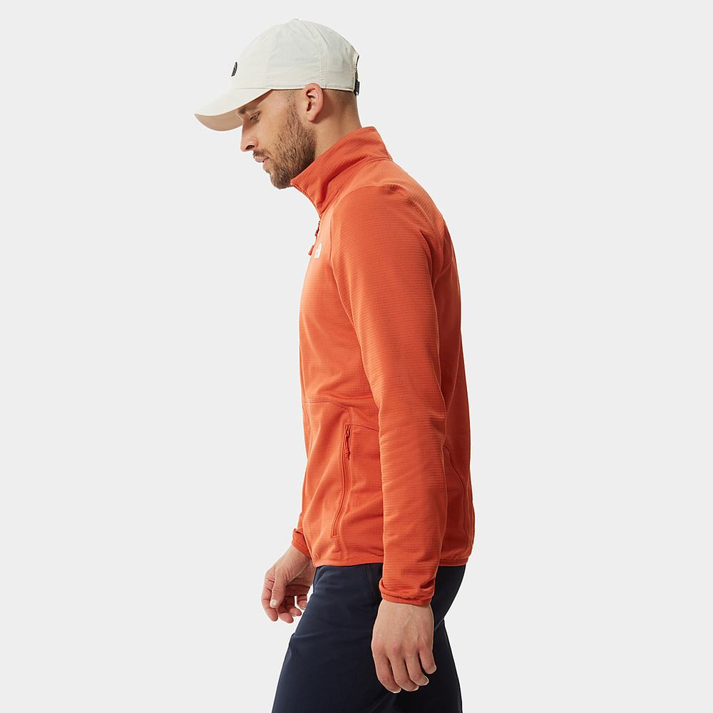 Mikiny The North Face Quest Fleece Panske Oranžové | BYC-097462