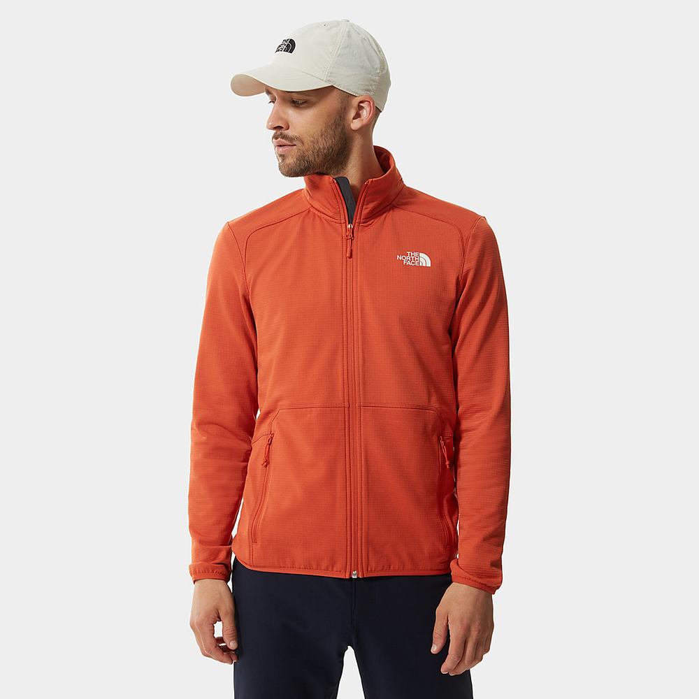 Mikiny The North Face Quest Fleece Panske Oranžové | BYC-097462
