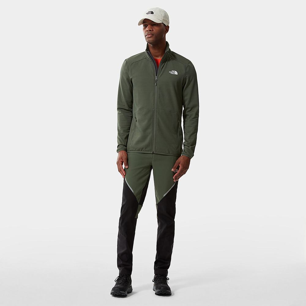 Mikiny The North Face Quest Fleece Panske Olivovo Zelená Zelene | RCV-097358