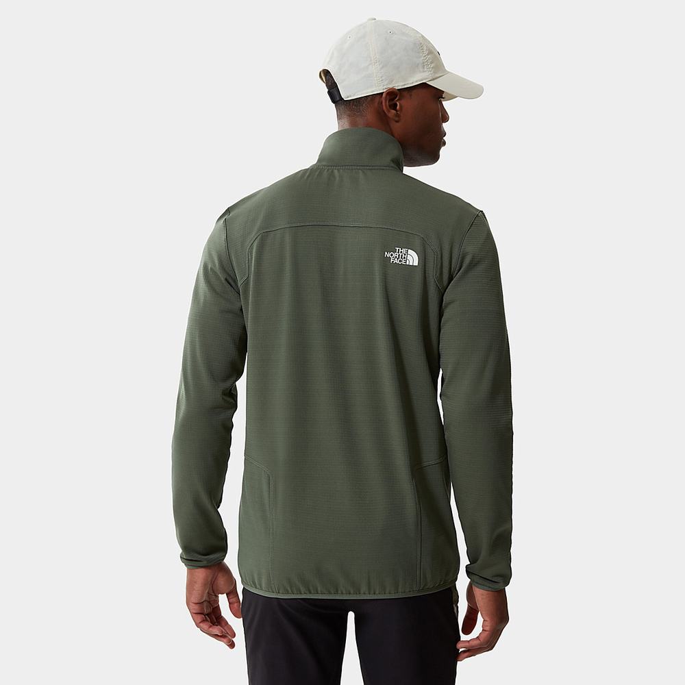 Mikiny The North Face Quest Fleece Panske Olivovo Zelená Zelene | RCV-097358