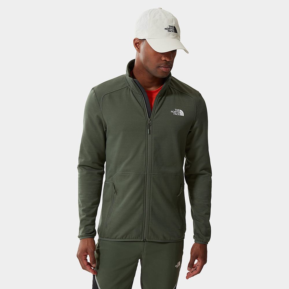 Mikiny The North Face Quest Fleece Panske Olivovo Zelená Zelene | RCV-097358
