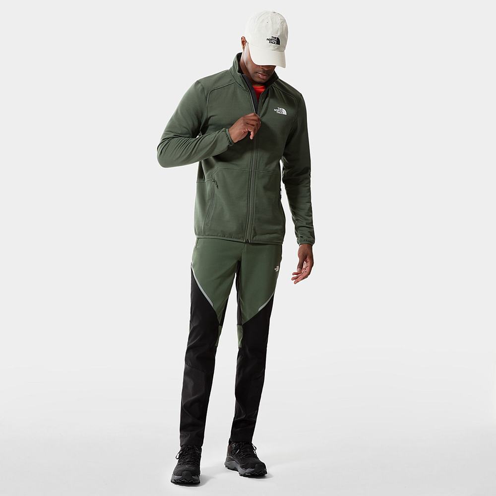 Mikiny The North Face Quest Fleece Panske Olivovo Zelená Zelene | RCV-097358