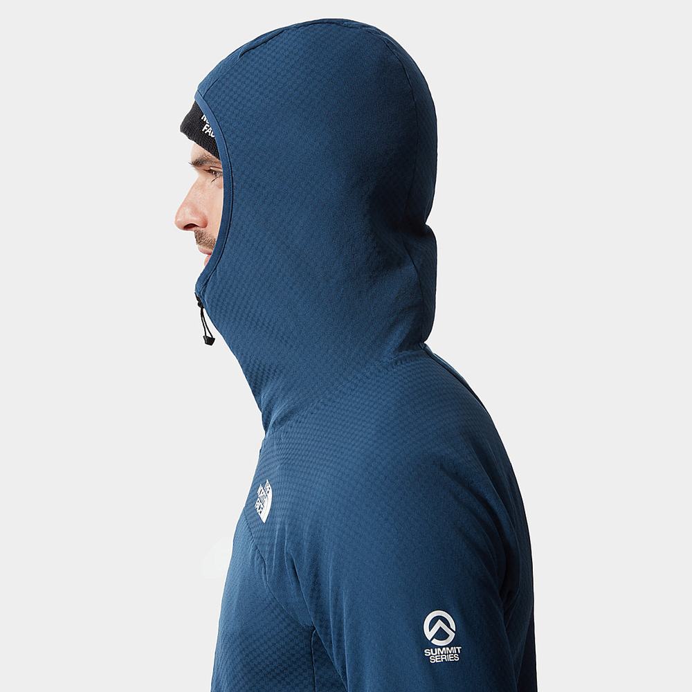 Mikiny The North Face Summit L2 FUTUREFLEECE™ Panske Modre Tyrkysové | OJN-984106