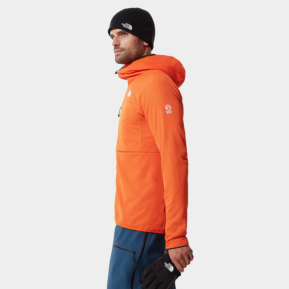 Mikiny The North Face Summit L2 FUTUREFLEECE™ Panske Červené Oranžové | XQW-914652