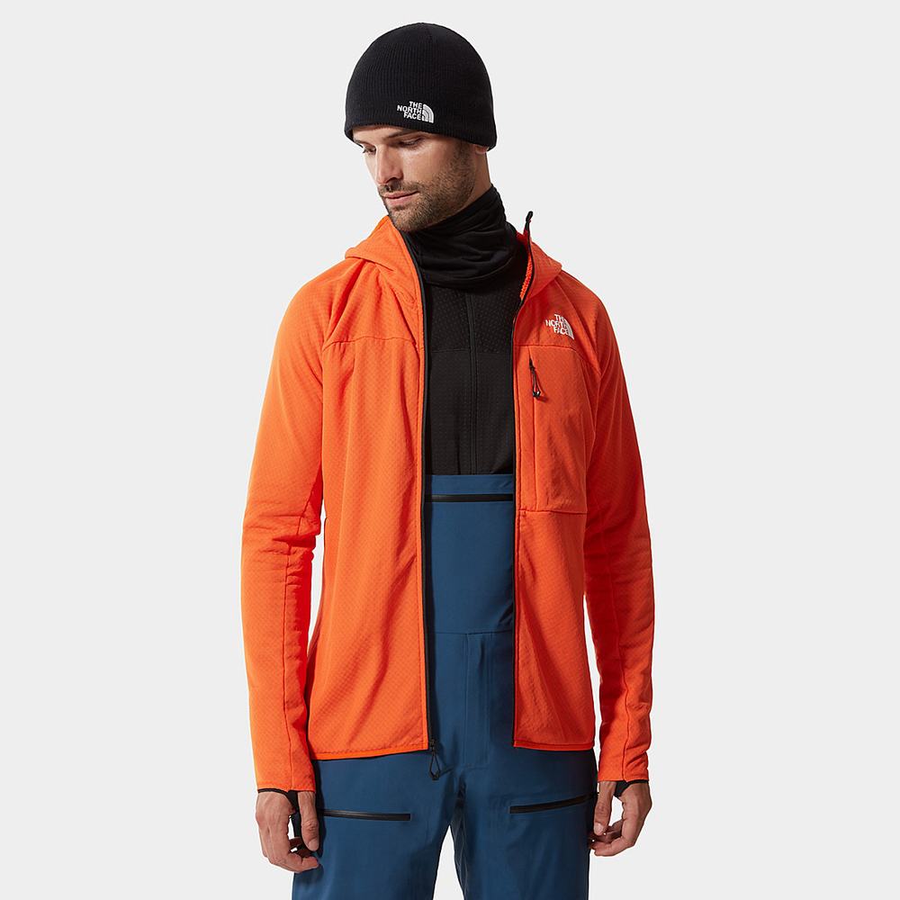 Mikiny The North Face Summit L2 FUTUREFLEECE™ Panske Červené Oranžové | XQW-914652