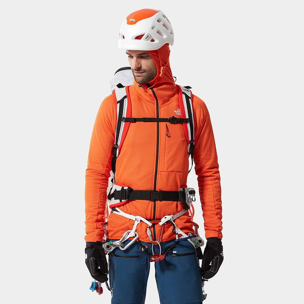 Mikiny The North Face Summit L2 FUTUREFLEECE™ Panske Červené Oranžové | XQW-914652
