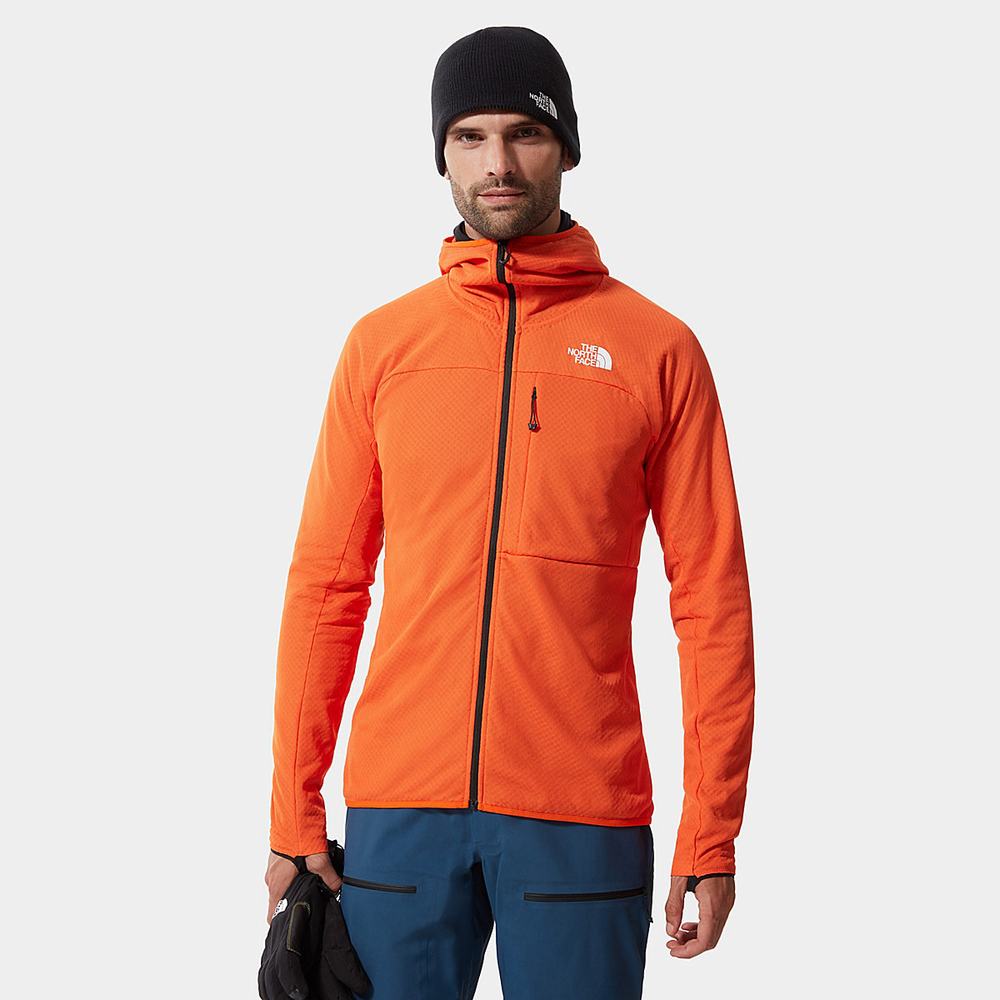 Mikiny The North Face Summit L2 FUTUREFLEECE™ Panske Červené Oranžové | XQW-914652