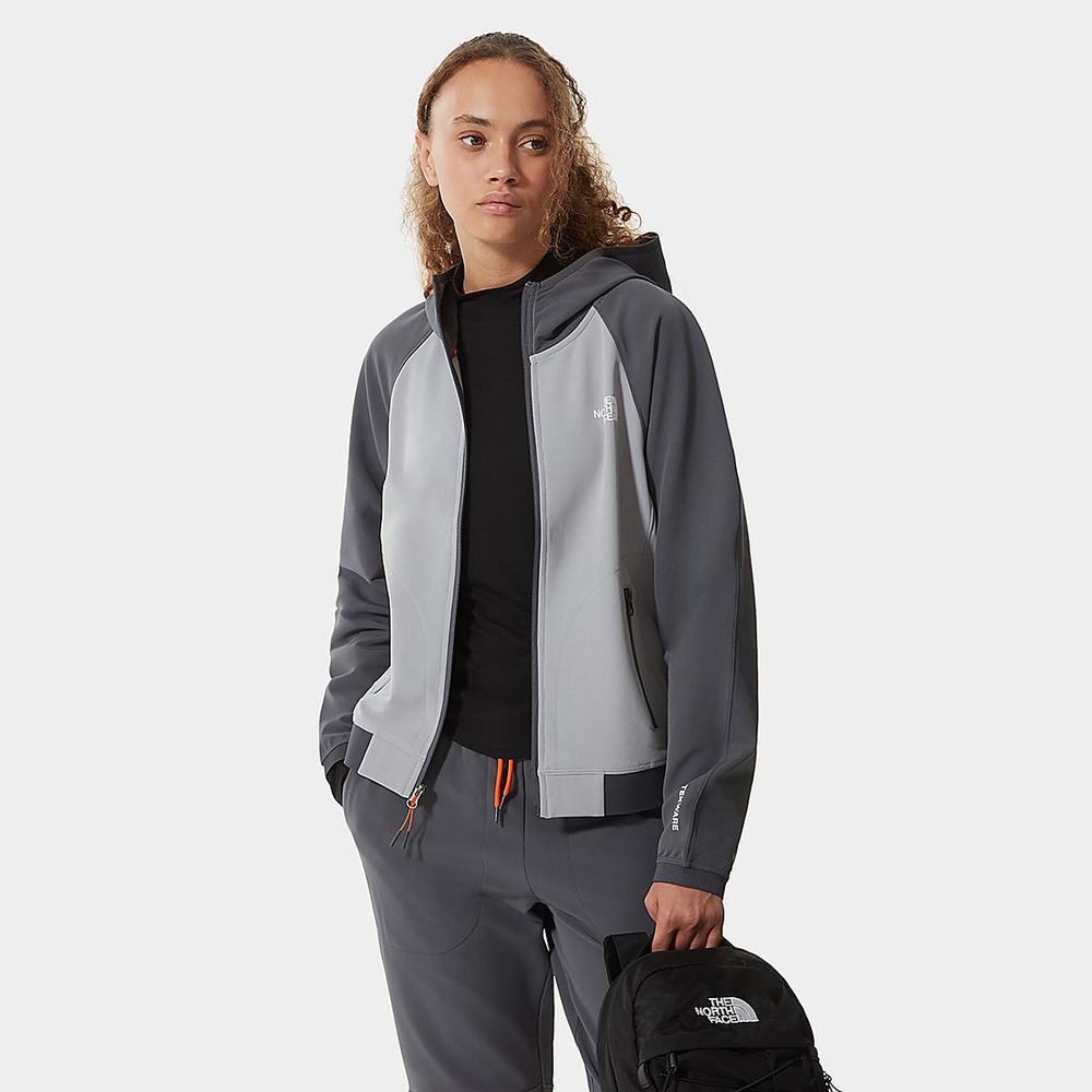 Mikiny The North Face TEKWARE FLEECE Damske Siva | HQF-126543