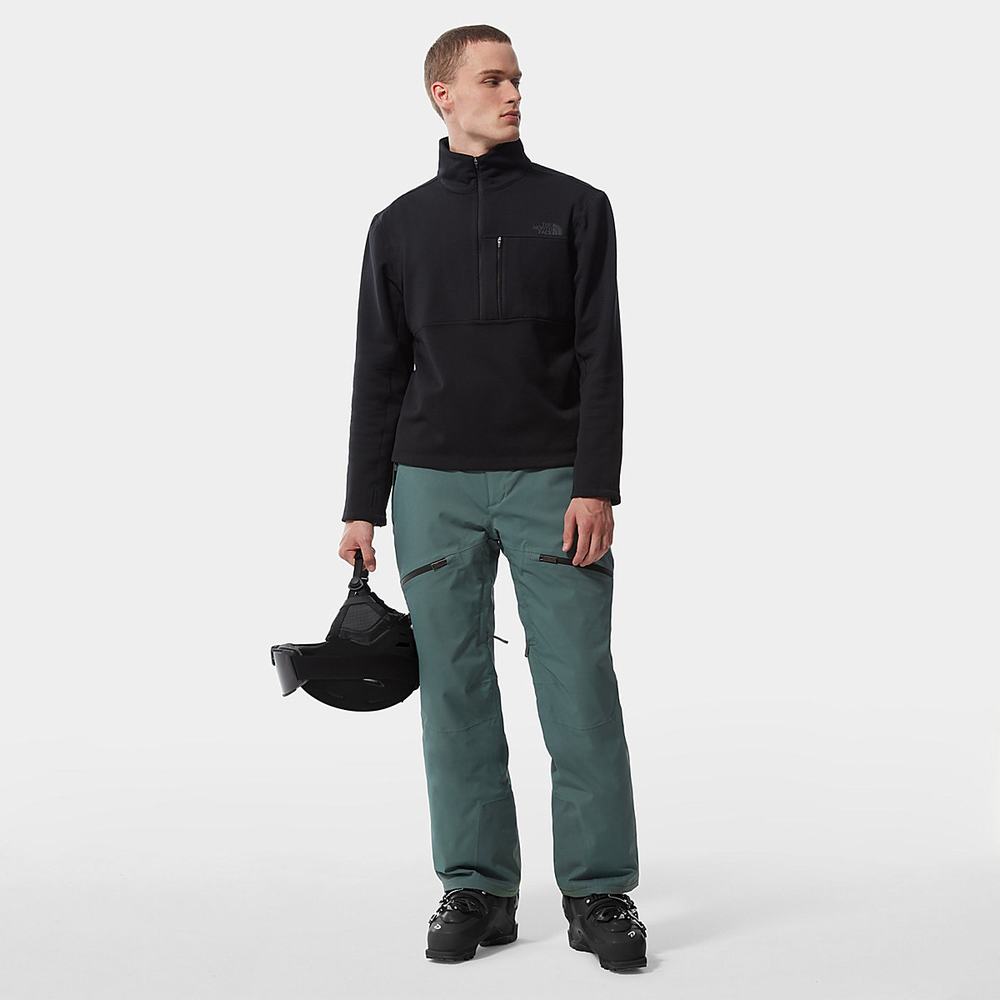 Mikiny The North Face Tagen ¼ Zip Fleece Panske Čierne | MHQ-936472
