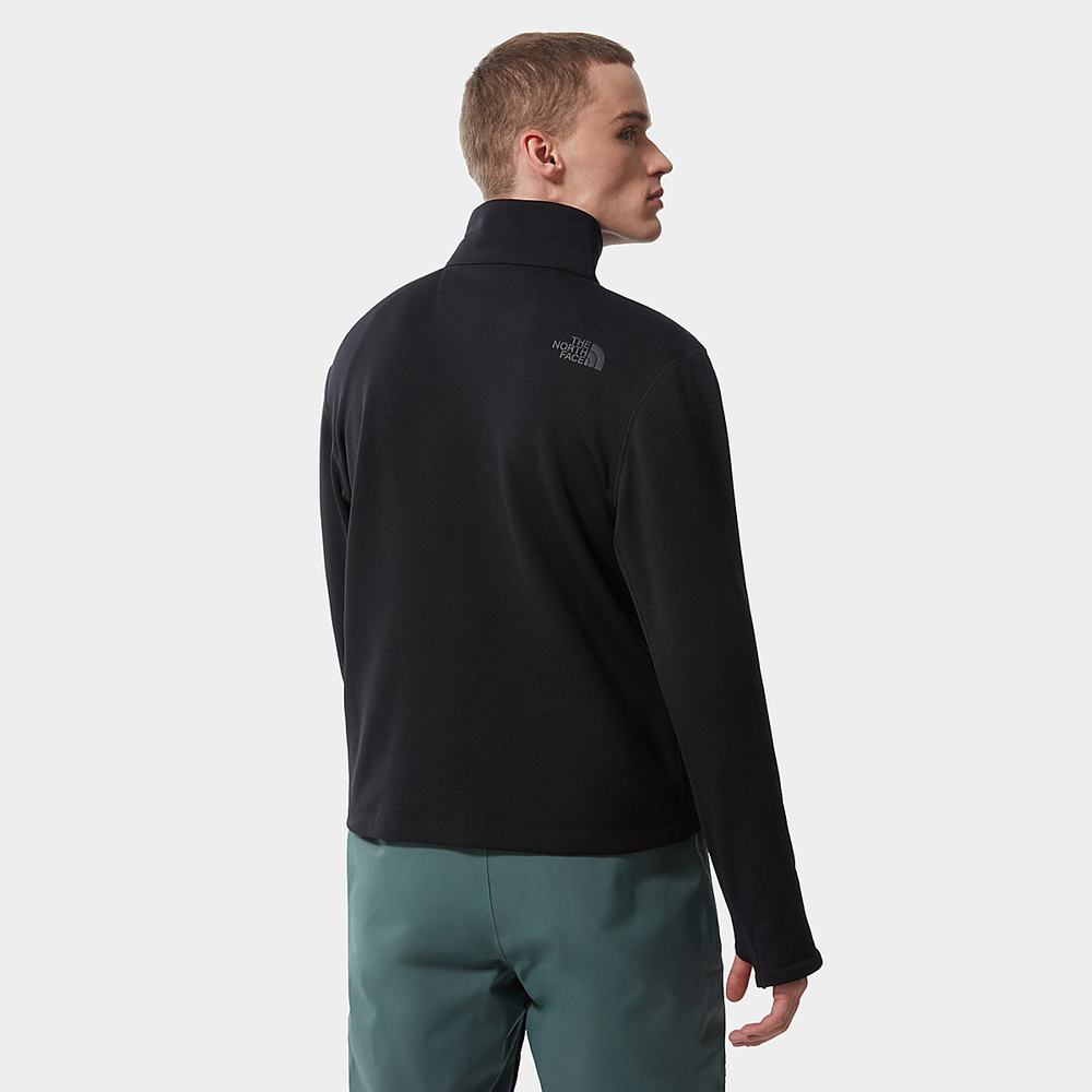 Mikiny The North Face Tagen ¼ Zip Fleece Panske Čierne | MHQ-936472