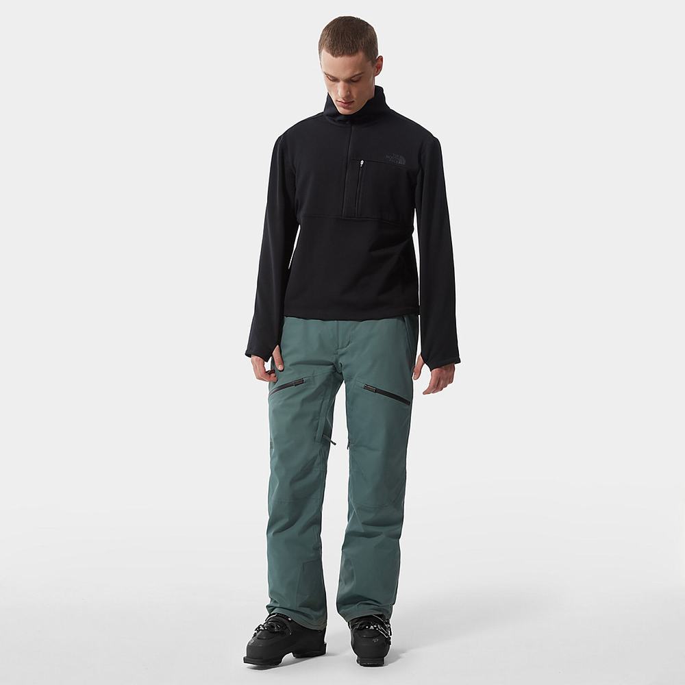 Mikiny The North Face Tagen ¼ Zip Fleece Panske Čierne | MHQ-936472