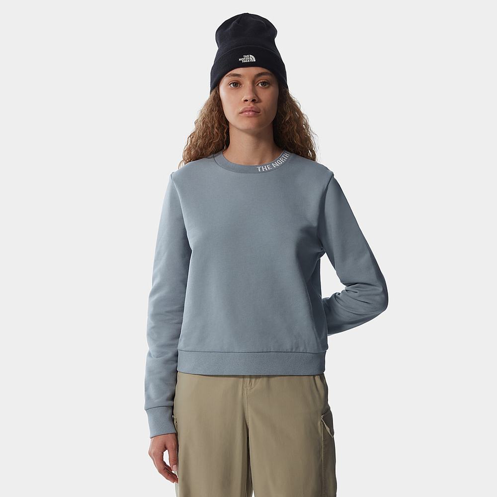 Mikiny The North Face Zumu Crew Neck Pullover Damske Siva | EOQ-695321