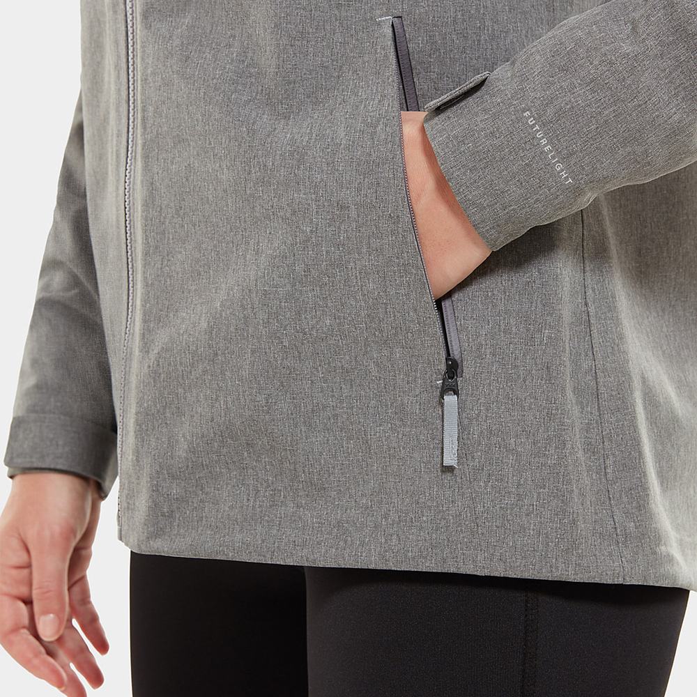 Nepremokavé Bundy The North Face Apex Flex FUTURELIGHT™ Damske Siva | HNS-764910