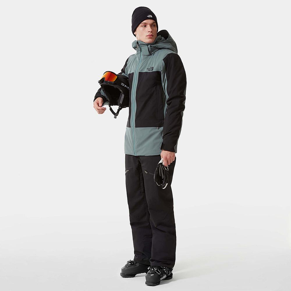 Nepremokavé Bundy The North Face Apex Flex Snow FUTURELIGHT™ Panske Čierne Zelene | MLT-428615
