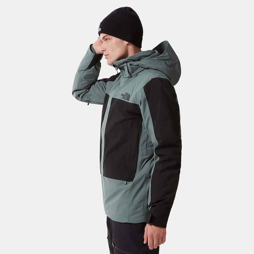 Nepremokavé Bundy The North Face Apex Flex Snow FUTURELIGHT™ Panske Čierne Zelene | MLT-428615