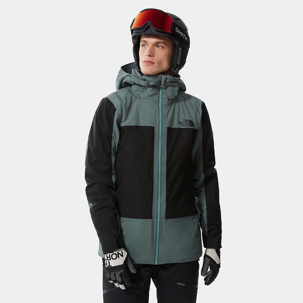 Nepremokavé Bundy The North Face Apex Flex Snow FUTURELIGHT™ Panske Čierne Zelene | MLT-428615