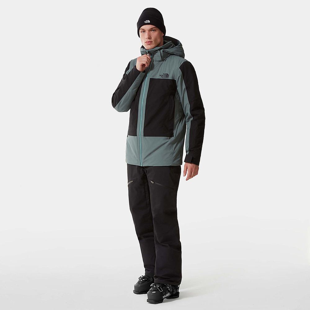 Nepremokavé Bundy The North Face Apex Flex Snow FUTURELIGHT™ Panske Čierne Zelene | MLT-428615