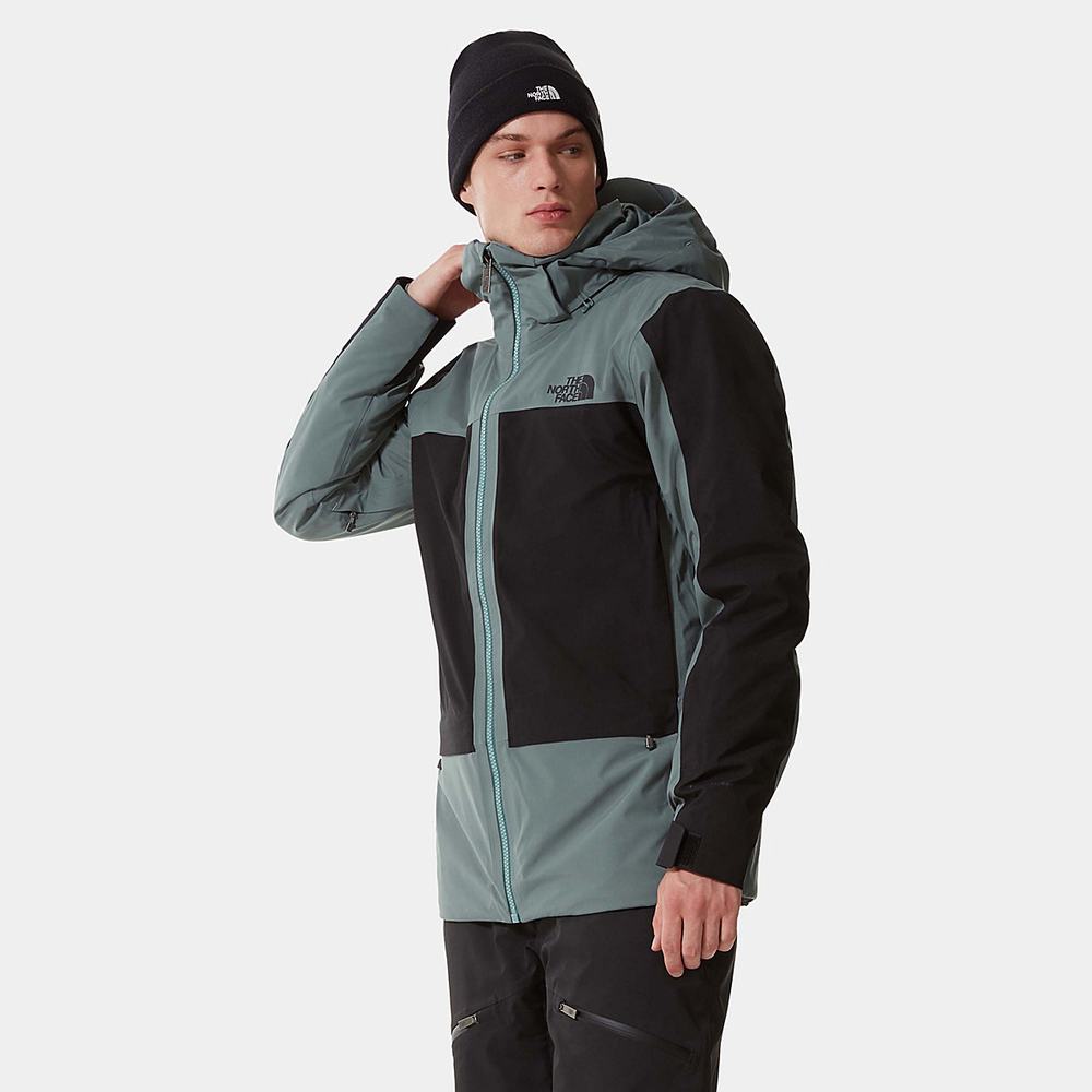 Nepremokavé Bundy The North Face Apex Flex Snow FUTURELIGHT™ Panske Čierne Zelene | MLT-428615