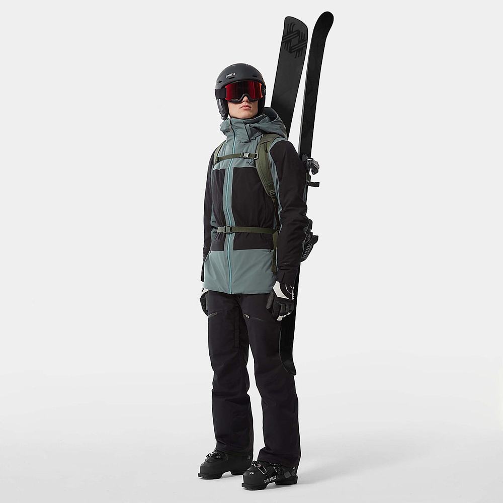 Nepremokavé Bundy The North Face Apex Flex Snow FUTURELIGHT™ Panske Čierne Zelene | MLT-428615