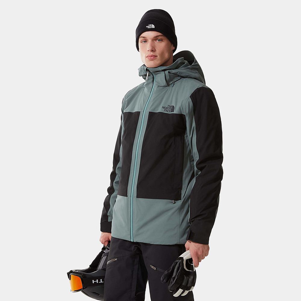 Nepremokavé Bundy The North Face Apex Flex Snow FUTURELIGHT™ Panske Čierne Zelene | MLT-428615