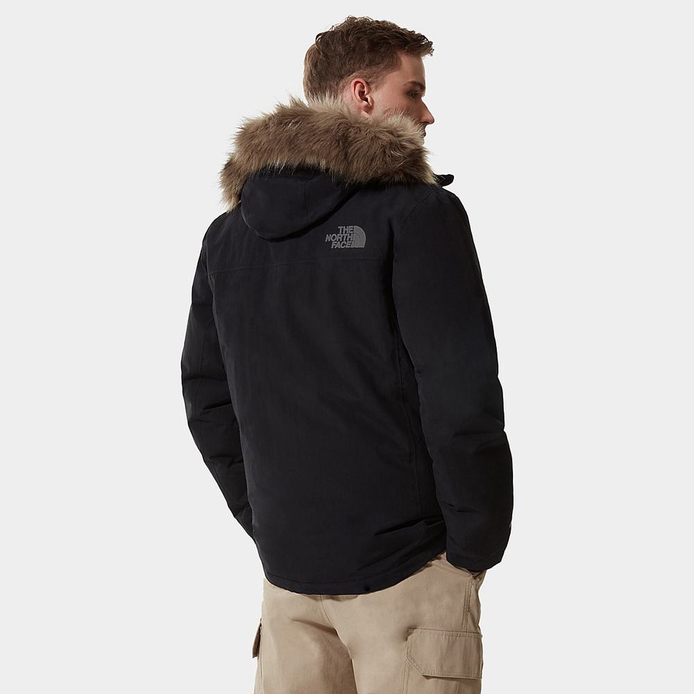 Nepremokavé Bundy The North Face Arctic Panske Čierne | LHI-784950