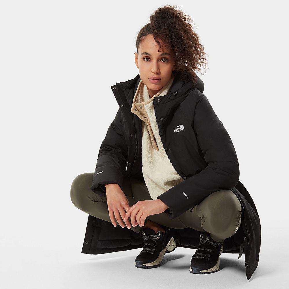 Nepremokavé Bundy The North Face Brooklyn Damske Čierne | LQA-705849