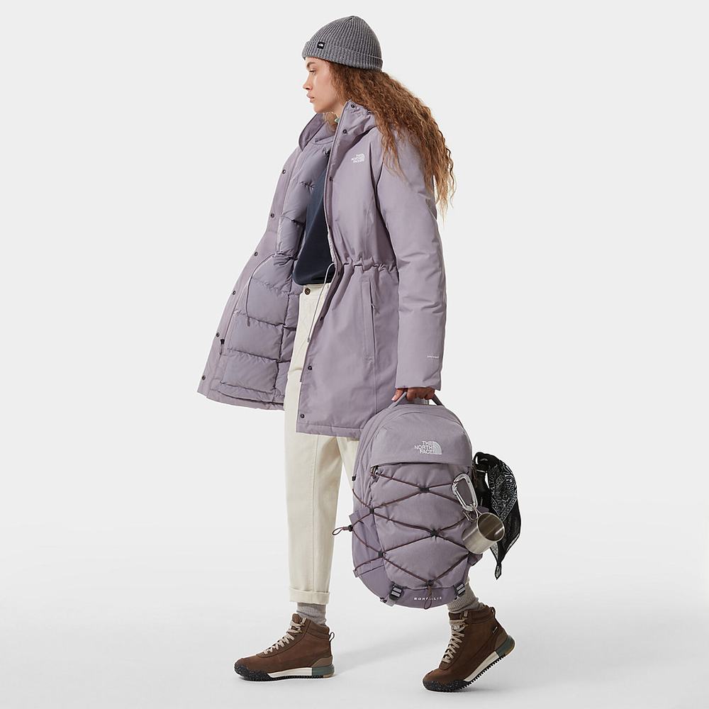 Nepremokavé Bundy The North Face Brooklyn Damske Siva | UZR-849527
