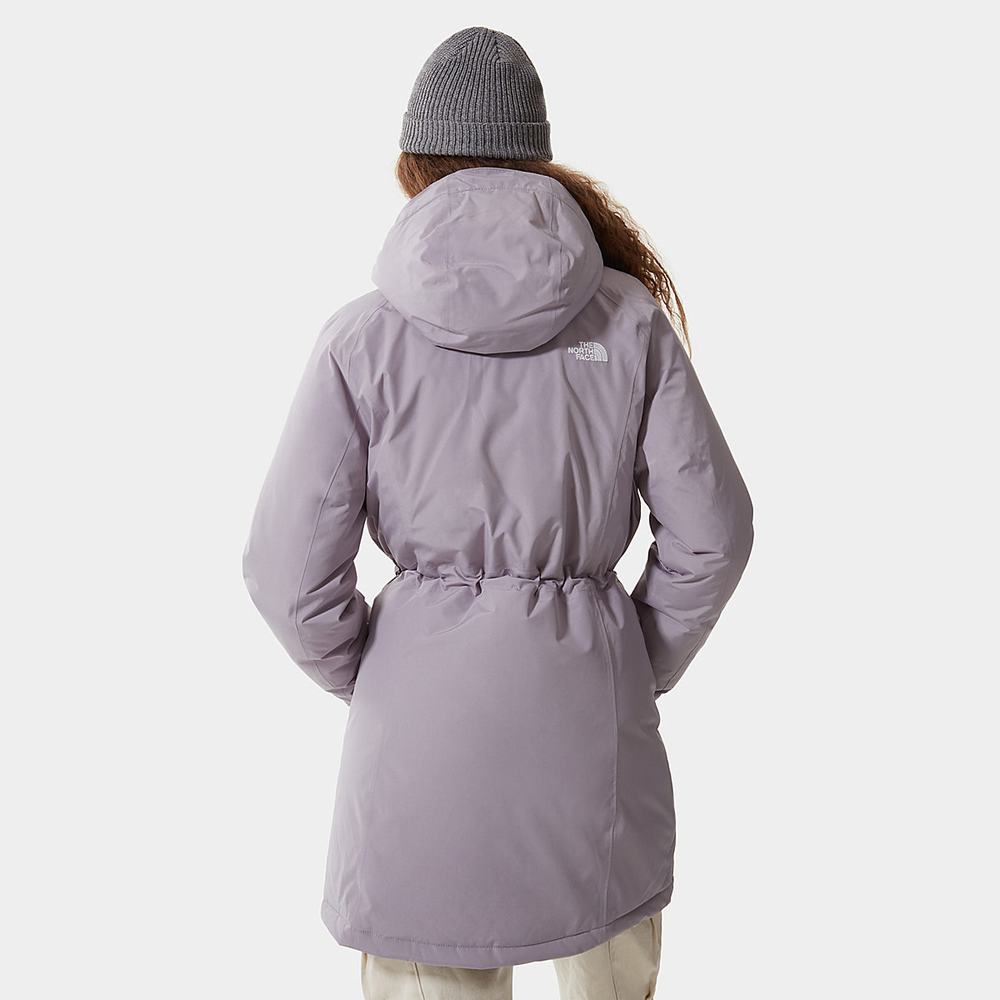 Nepremokavé Bundy The North Face Brooklyn Damske Siva | UZR-849527
