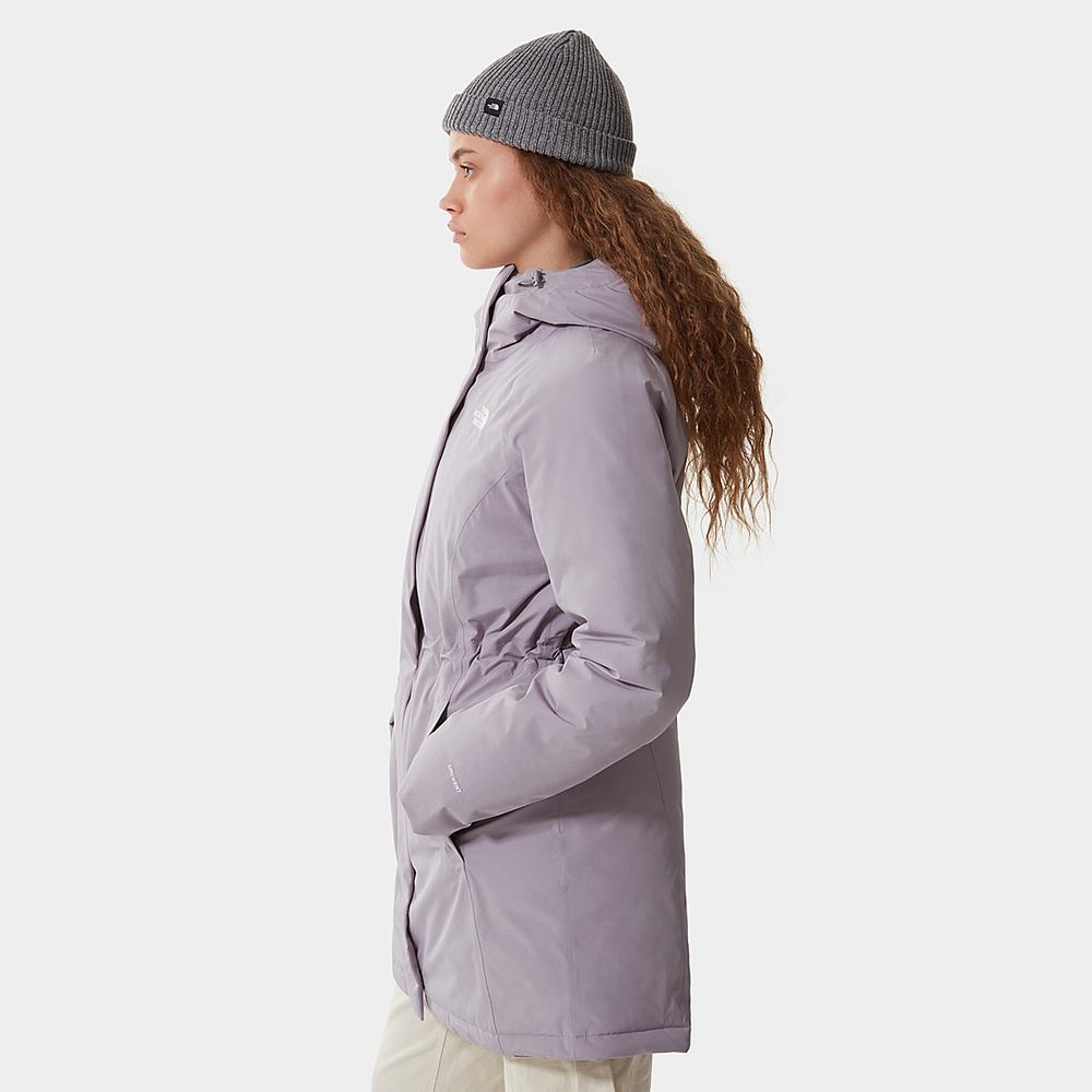 Nepremokavé Bundy The North Face Brooklyn Damske Siva | UZR-849527
