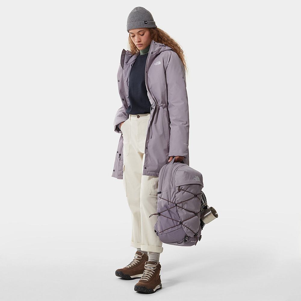 Nepremokavé Bundy The North Face Brooklyn Damske Siva | UZR-849527