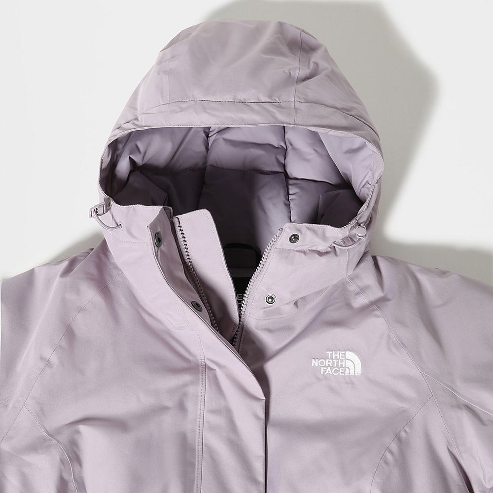 Nepremokavé Bundy The North Face Brooklyn Damske Siva | UZR-849527