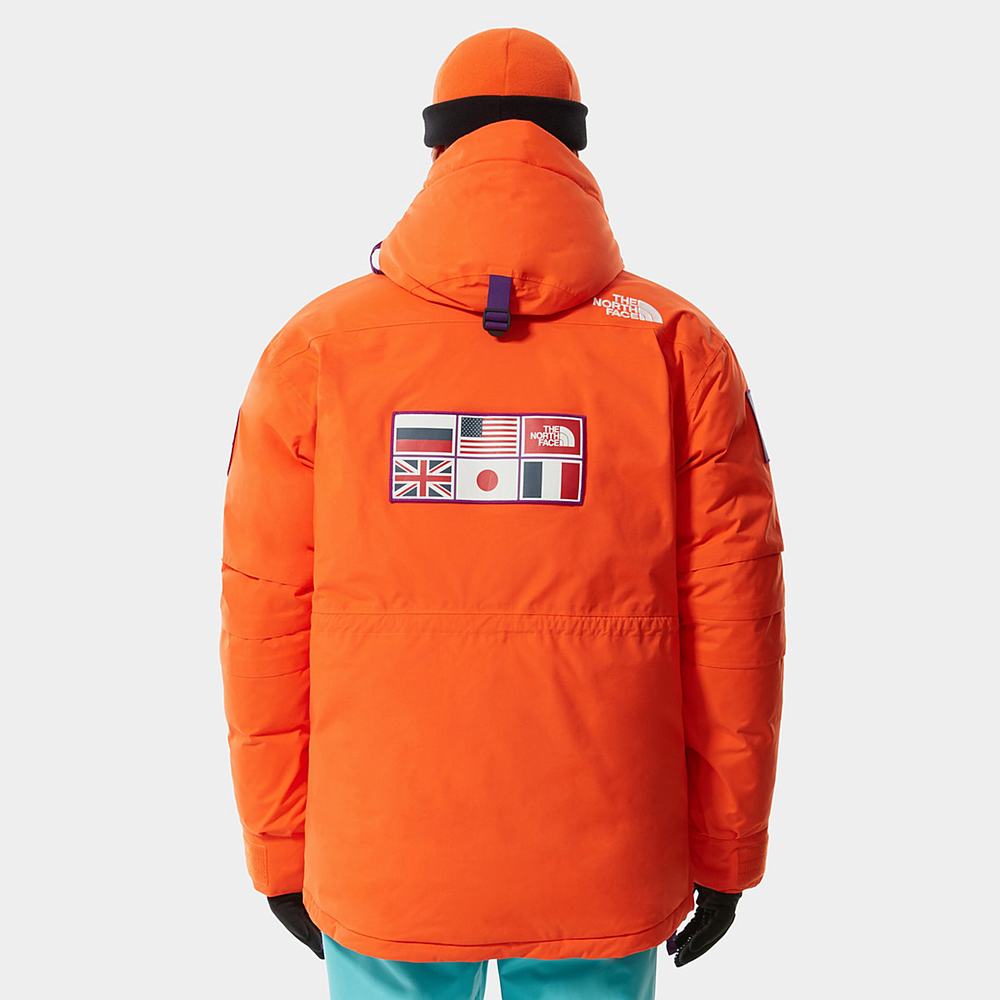 Nepremokavé Bundy The North Face CTAE EXPEDITION Panske Červené Oranžové | OXW-167298