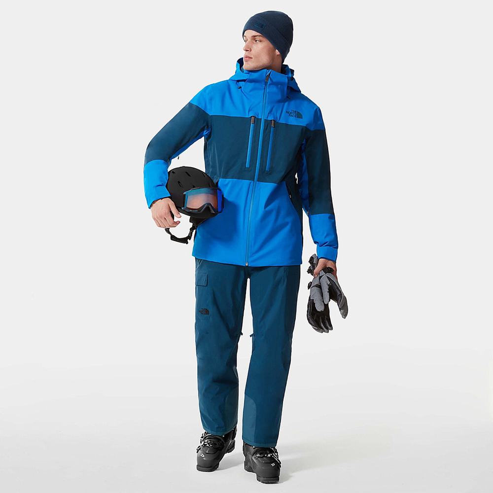 Nepremokavé Bundy The North Face Chakal Panske Modre | PED-567394