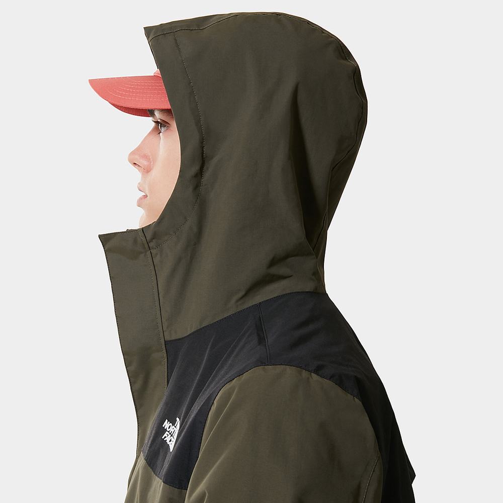 Nepremokavé Bundy The North Face City Breeze Rain Panske Zelene Čierne | AEC-752130