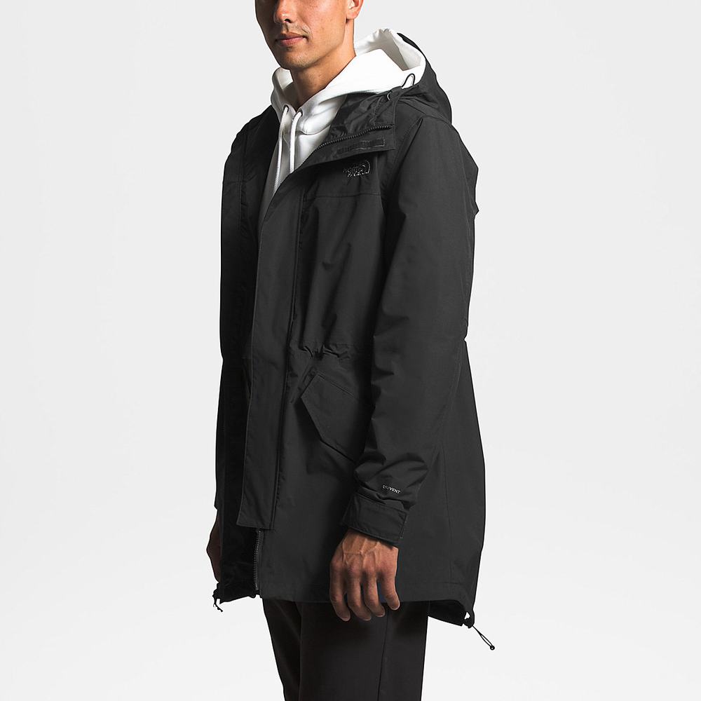 Nepremokavé Bundy The North Face City Breeze Rain Panske Čierne | FOH-756801