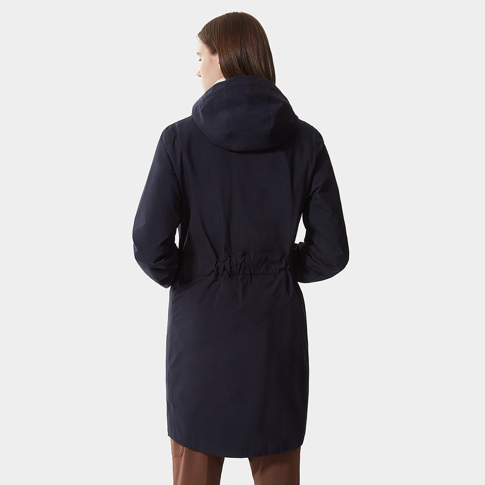 Nepremokavé Bundy The North Face City Breeze Rain Parka II Damske Námornícka Modrá | UFQ-846319