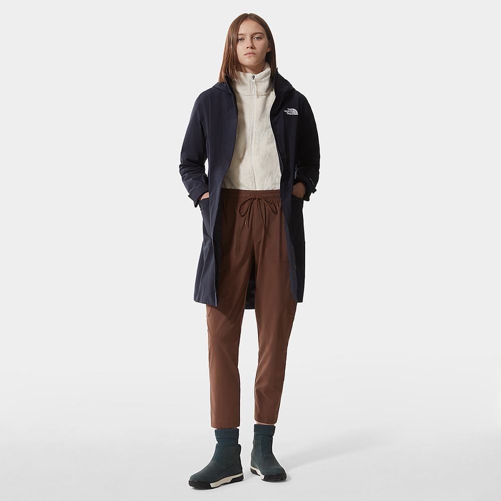 Nepremokavé Bundy The North Face City Breeze Rain Parka II Damske Námornícka Modrá | UFQ-846319
