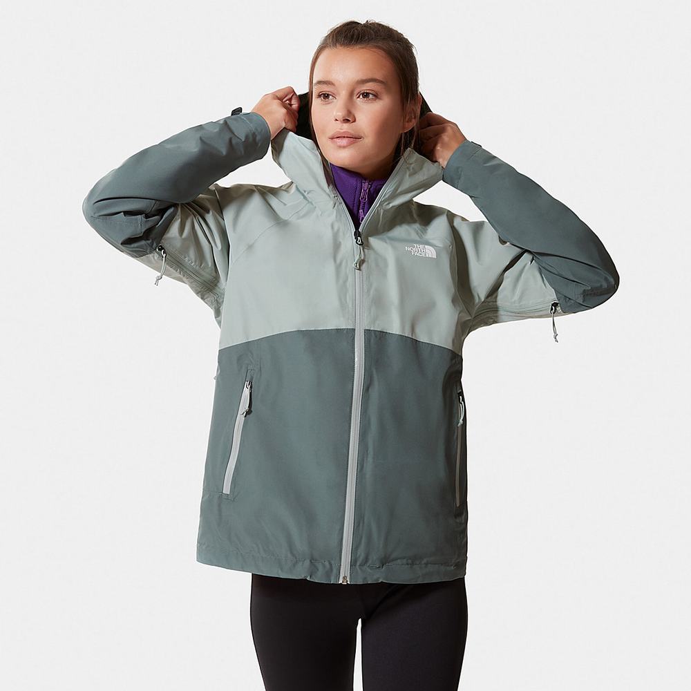Nepremokavé Bundy The North Face DIABLO DYNAMIC Damske Zelene | RZC-067193