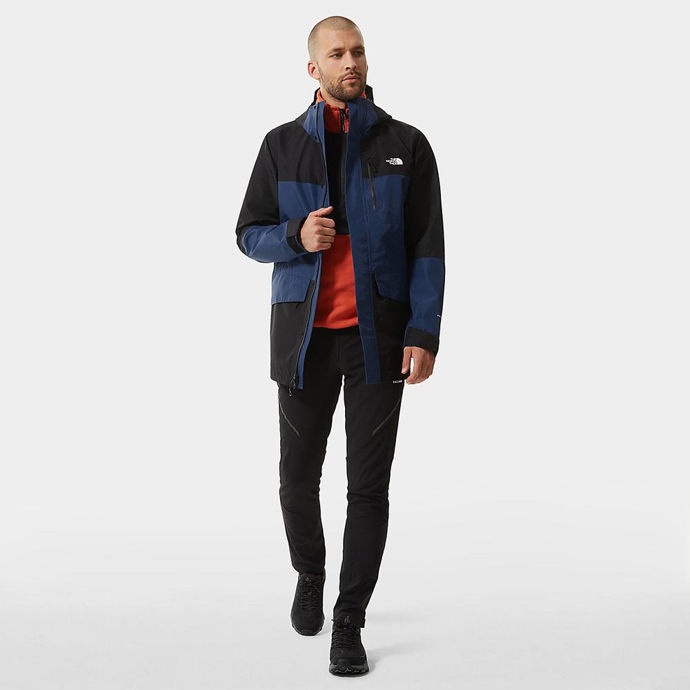 Nepremokavé Bundy The North Face DRYZZLE ALL-WEATHER FUTURELIGHT™ Panske Modre Čierne | ANO-193804