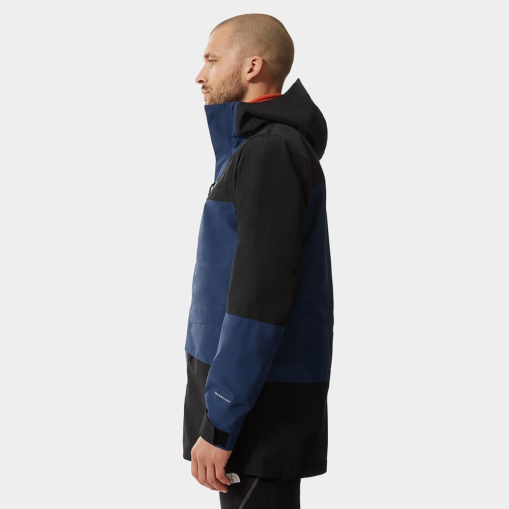 Nepremokavé Bundy The North Face DRYZZLE ALL-WEATHER FUTURELIGHT™ Panske Modre Čierne | ANO-193804
