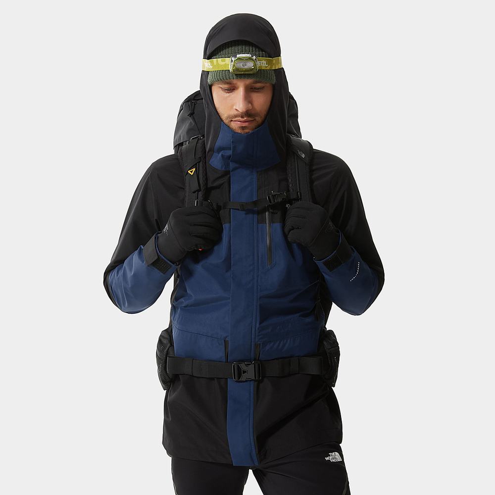 Nepremokavé Bundy The North Face DRYZZLE ALL-WEATHER FUTURELIGHT™ Panske Modre Čierne | ANO-193804