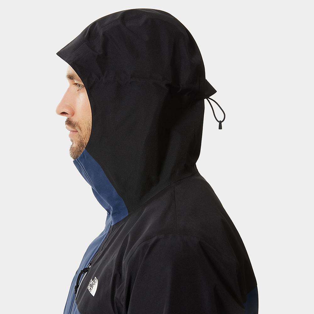 Nepremokavé Bundy The North Face DRYZZLE ALL-WEATHER FUTURELIGHT™ Panske Modre Čierne | ANO-193804