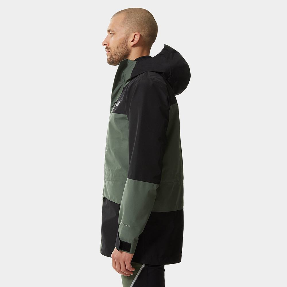 Nepremokavé Bundy The North Face DRYZZLE ALL-WEATHER FUTURELIGHT™ Panske Čierne | BXD-691075