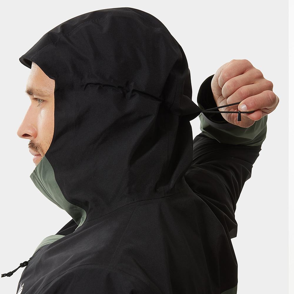Nepremokavé Bundy The North Face DRYZZLE ALL-WEATHER FUTURELIGHT™ Panske Čierne | BXD-691075
